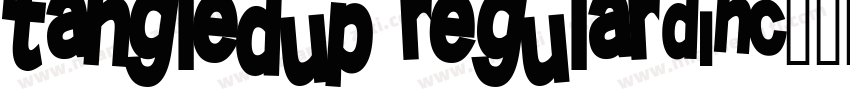 TangledUp Regular字体转换